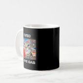 I Eated All The Gas Funny Silly Staring Cat Meme G Kaffeetasse (Vorderseite Links)
