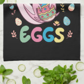 I Eatsolotl Eggs Rabbit Axolotl Bunny Oaster Geschirrtuch (Gefaltet)