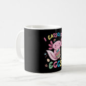 I Eatsolotl Eggs Rabbit Axolotl Bunny Oaster Kaffeetasse (Vorderseite Links)