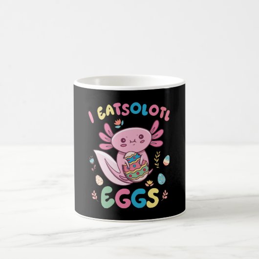I Eatsolotl Eggs Rabbit Axolotl Bunny Oaster Kaffeetasse (Mittel)