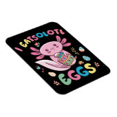 I Eatsolotl Eggs Rabbit Axolotl Bunny Oaster Magnet (Rechte Seite)