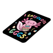 I Eatsolotl Eggs Rabbit Axolotl Bunny Oaster Magnet (Linke Seite)