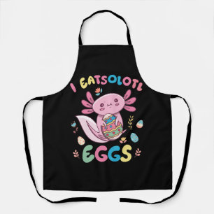 I Eatsolotl Eggs Rabbit Axolotl Bunny Oaster Schürze