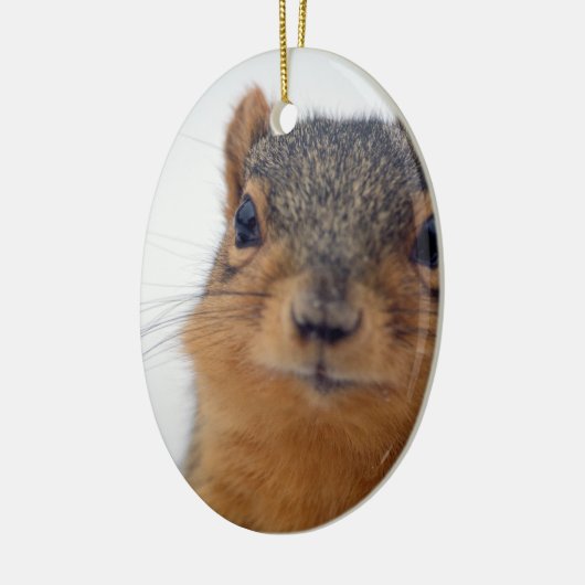 I, Eichhörnchen Keramik Ornament (Links)