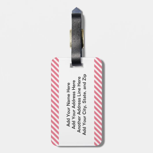 I Einklebebuch Gepäckanhänger (Rückseite vertikal)