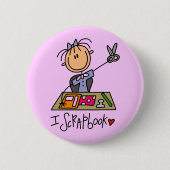 I Einklebebuch-T-Shirts und Geschenke Button (Vorderseite)