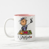 I Einklebebuch Zweifarbige Tasse (Links)