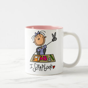 I Einklebebuch Zweifarbige Tasse