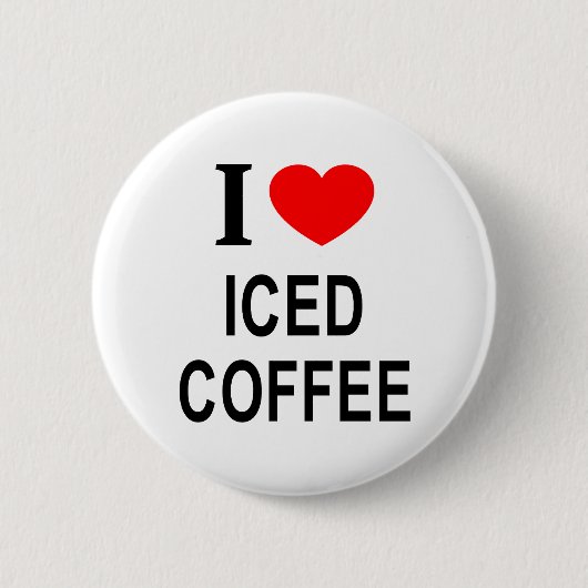 I ❤️ EISKAFFEE I LIEBE EISKAFFEE I HERZ EISERT C BUTTON (Vorderseite)