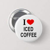 I ❤️ EISKAFFEE I LIEBE EISKAFFEE I HERZ EISERT C BUTTON (Vorne & Hinten)