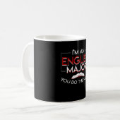 I englischer Major Sie Mathe-Englischlehrer Kaffeetasse (Vorderseite Links)