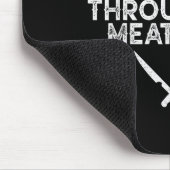 I Enjoy Romantic Walks Through The Meat Dept Barbe Mousepad (Ecke)