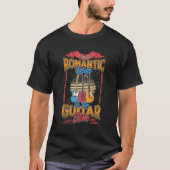 I Enjoy Romantic Walks To The Guitar Store Guitar T-Shirt (Vorderseite)
