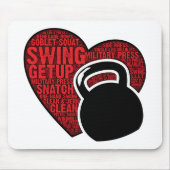 I ENTWURF DER LIEBE-KETTLEBELL MOUSEPAD (Vorne)