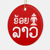 I Erawan (Liebe) Lao (Khoy Huk Lao) Keramikornament (Links)