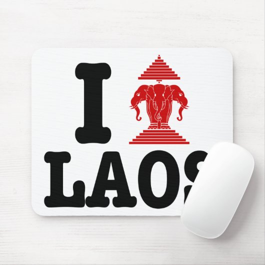 I Erawan (Liebe) Laos Mousepad (Mit Mouse)