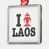 I Erawan (Liebe) Laos Silbernes Ornament (Links)