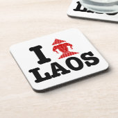 I Erawan (Liebe) Laos Untersetzer (Linke Seite)