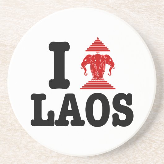 I Erawan (Liebe) Laos Untersetzer (Vorne)