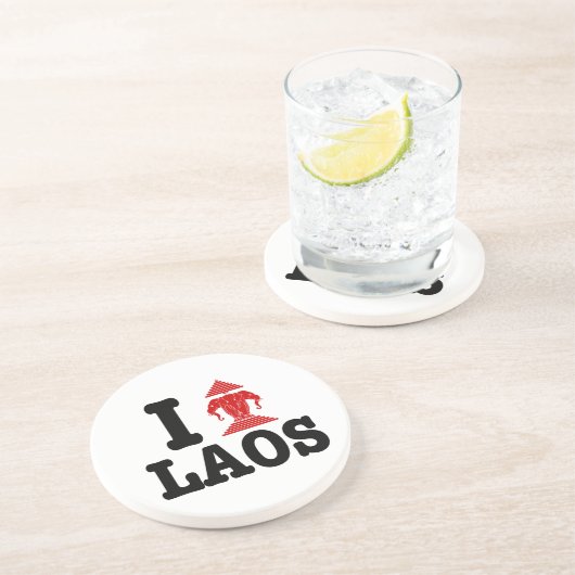 I Erawan (Liebe) Laos Untersetzer (Seite)