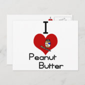 I Erdnussbutter, Liebe Postkarte (Vorne/Hinten)