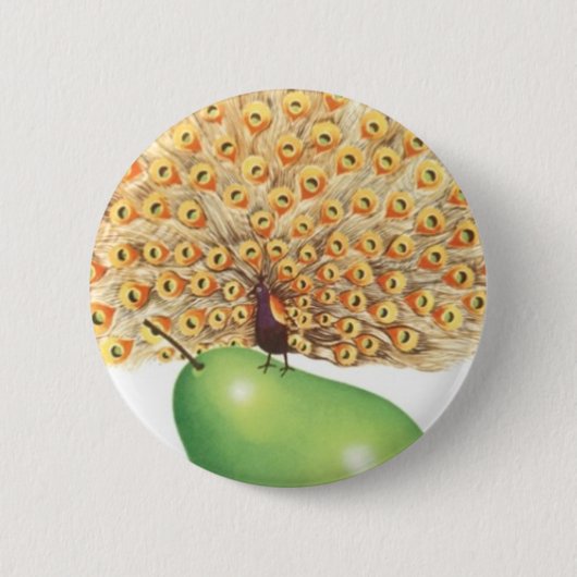 I Extravagant Birnen Button (Vorderseite)