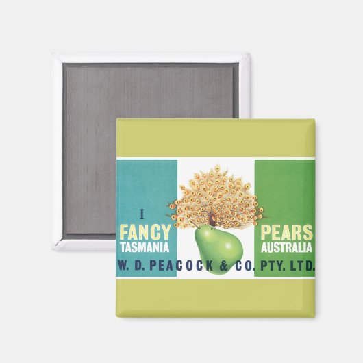 I Extravagant Birnen Magnet (Vorderseite/Rückseite)