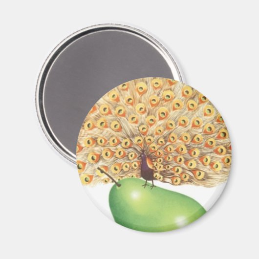 I Extravagant Birnen Magnet (Vorderseite/Rückseite)