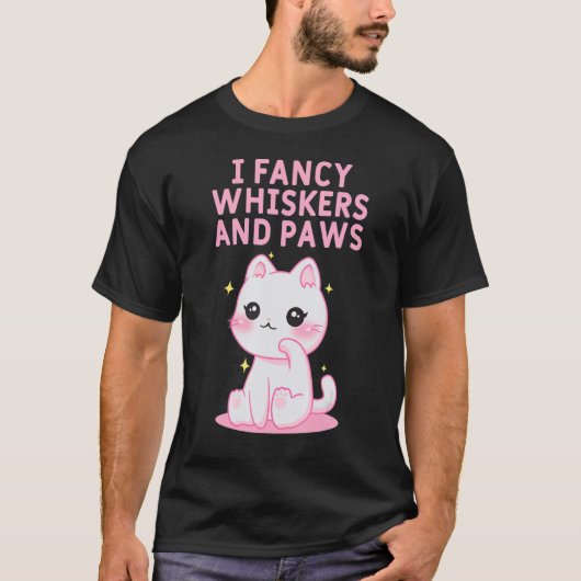 I Extravagant Whiskys and Paws Cat Collection Kitt T-Shirt (Vorderseite)