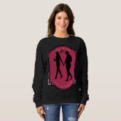 I Fall In Love With You Everyday Silhouetted Coupl Sweatshirt (Vorne ganz)