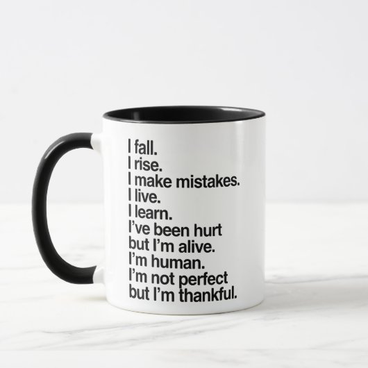 I Fall Rise and Make Mistakes Tasse (Links)