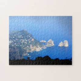 i Faraglioni rocks Capri Island, Süditalien Puzzle