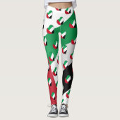 I färbt Flagge Liebe-United Arab Emirates UAE Leggings (Vorderseite)