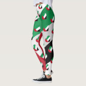 I färbt Flagge Liebe-United Arab Emirates UAE Leggings (Links)