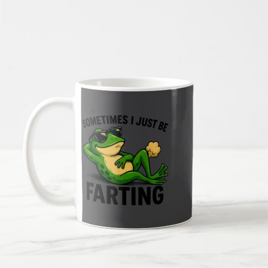 I Farting Frog Sometimes Just Dreams Kaffeetasse (Links)
