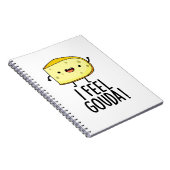 I Feel Gouda Funny Cheese Pun Notizblock (Rechte Seite)