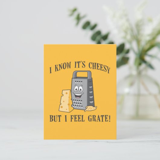 I Feel Grate Postkarte (Stehend Vorderseite)