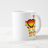 I FEEL LOVE FOR YOU Jumbo-Tasse (Vorderseite Rechts)