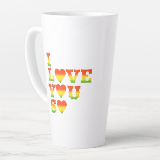 I FEEL LOVE FOR YOU MILCHTASSE (Linke Ecke)