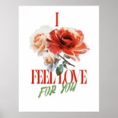 I FEEL LOVE FOR YOU POSTER (Vorne)