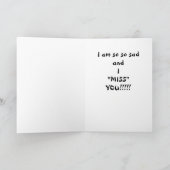 ***I FEHLT IHNEN*** UND ICH BIN SO SAD. KARTE (Innenseite)