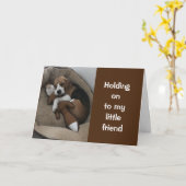 **I FEHLT MEIN FREUND** KARTE (Gelbe Blume)