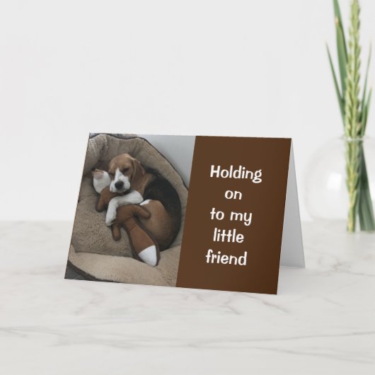 **I FEHLT MEIN FREUND** KARTE (Vorderseite)