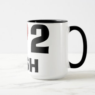 I Fisch-Kaffee-Tasse der Liebe-2 Tasse