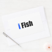 i Fisch Rechteckiger Aufkleber (Umschlag)