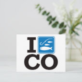 I Fish Colorado - CO Postkarte (Stehend Vorderseite)