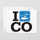 I Fish Colorado - CO Postkarte (Vorne/Hinten)