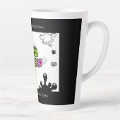 I Fix Nothing. I Let Him Go | Bold Minimal Quote M Milchtasse (Rechts)