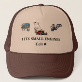 I Fix Small Engines Truckerkappe (Vorderseite)