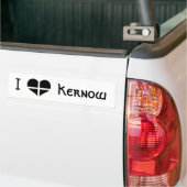 I Flaggen-Herz-Entwurf St. Piran Autoaufkleber (Auf Lkw)